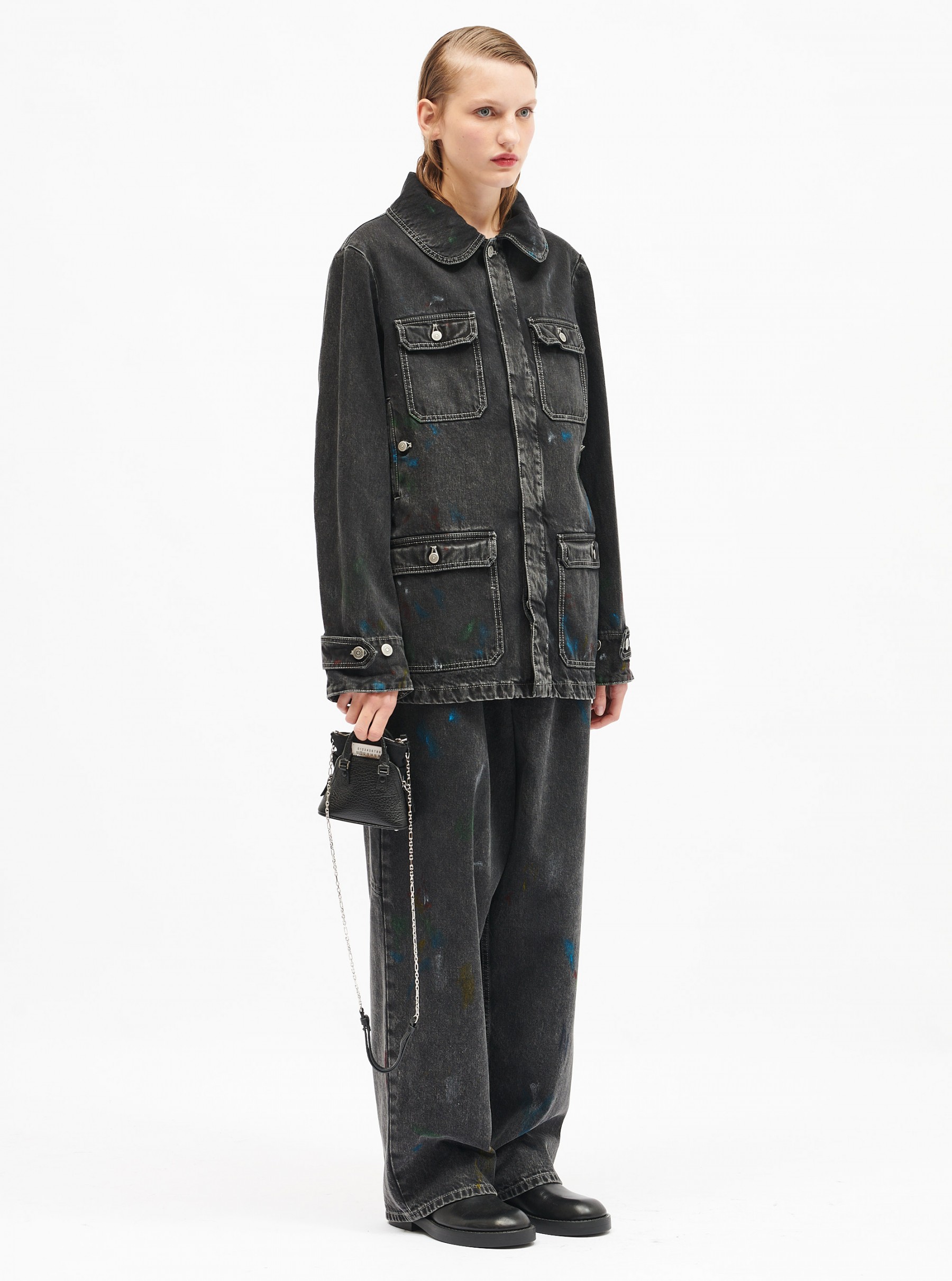 MAISON MARGIELA - Paint Splatter Denim Jacket