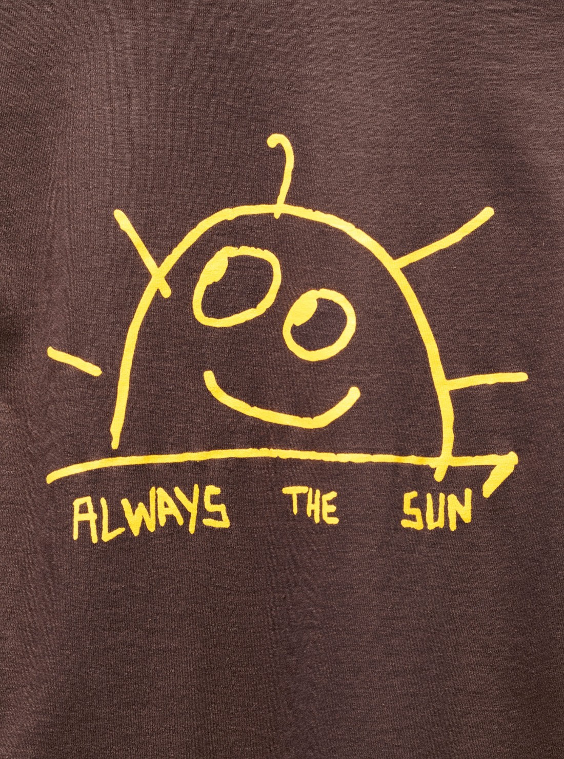 Always The Sun Brown t-shirt