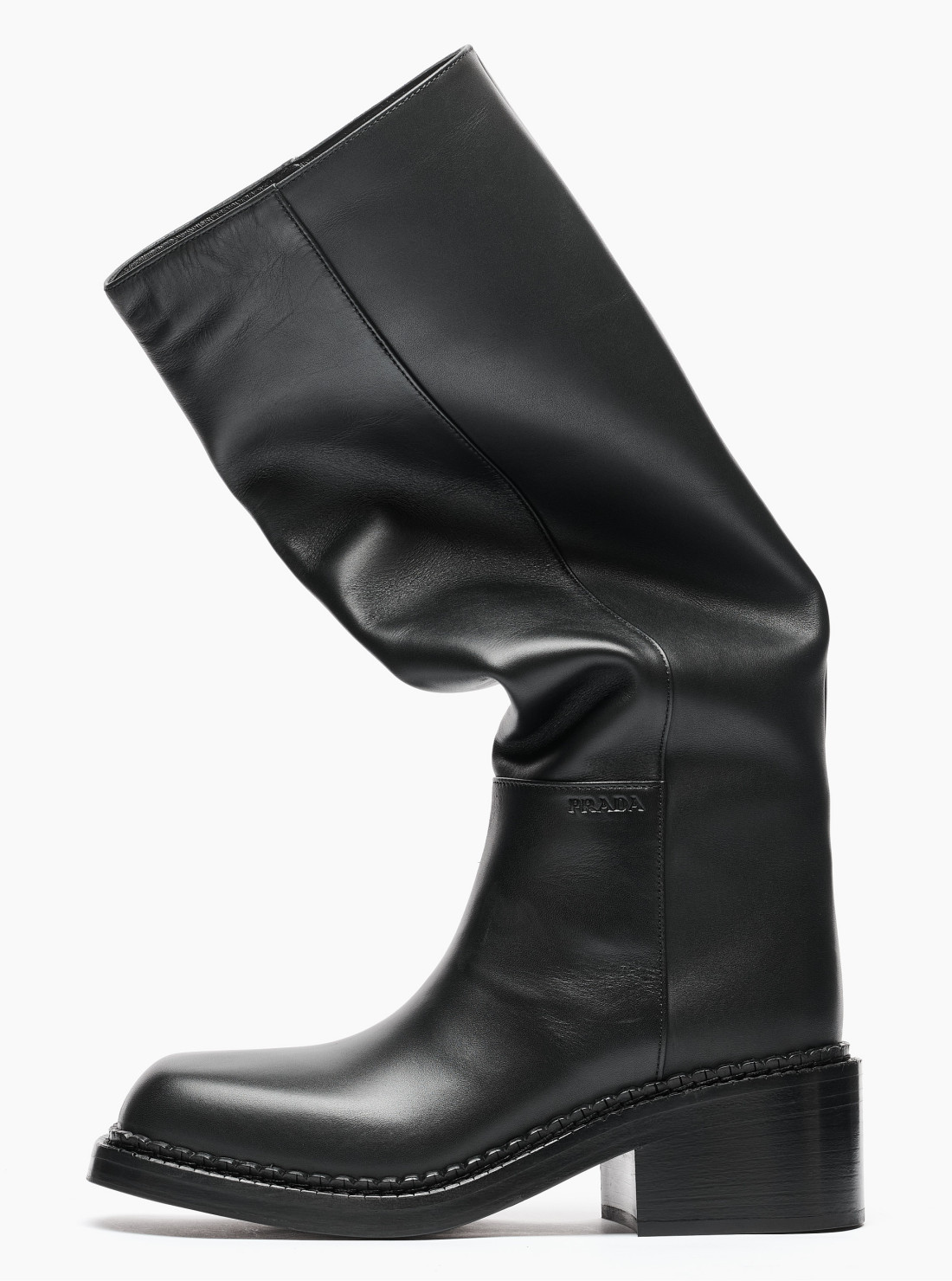 Prada boots leather sale